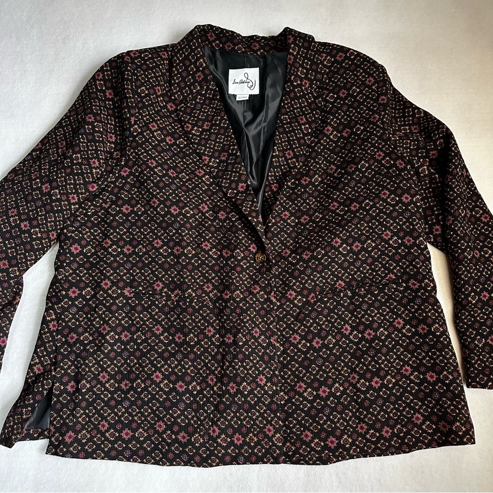 Sam Edelman Delilah Print Blazer Women’s Size XL - Picture 3 of 13